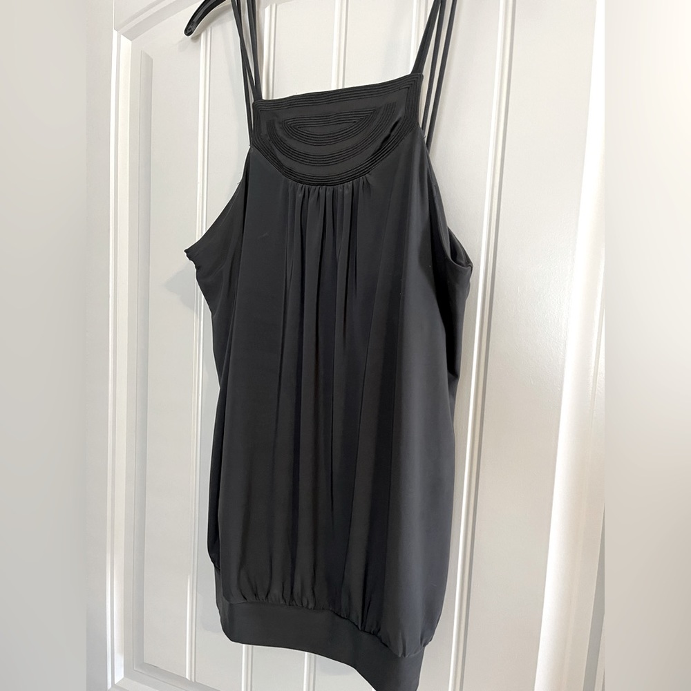 Dark gray spaghetti strap top by The Limited